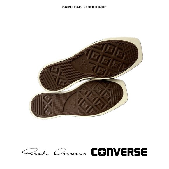 Rick Owens DRKSHDW x Converse TURBODRK Chuck Taylor All Star 70 Hi - Picture 4 of 4